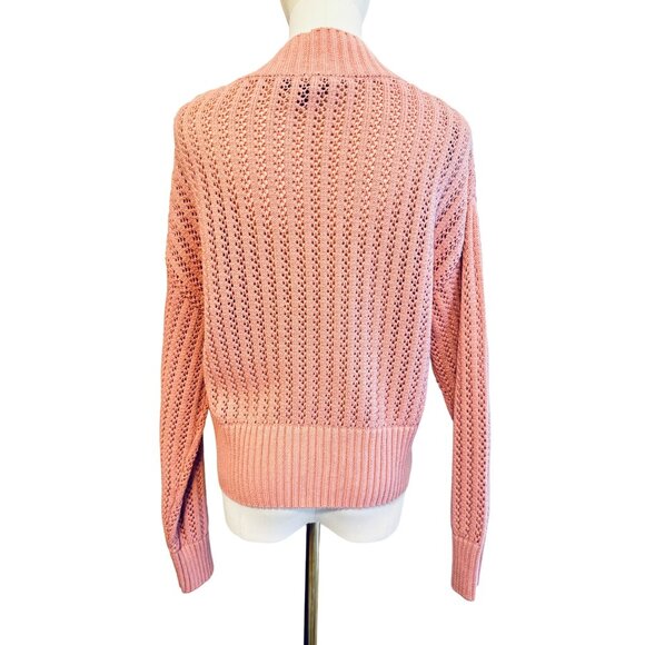 Marc New York Andrew Marc Large Pink/Mauve Knit Sweater - Picture 3 of 9